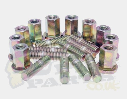 10 Piece M8 Exhaust Stud And Bolt Trade Pack