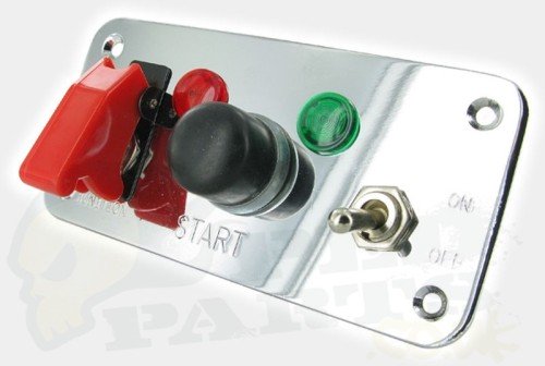 Aluminium Pilot Style Console Switch Panel