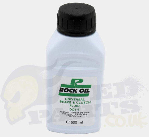 DOT 4 Brake and Clutch Fluid- Rock Oil