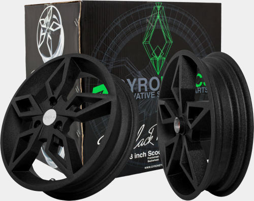 Gyronetics Black Ghost Wheel Set - Yamaha Aerox Gyronetics Black Ghost Wheel Set - Yamaha Aerox
