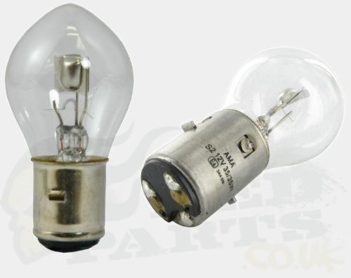 Headlight Bulb BA20D Uprated/Halogen Pedparts UK