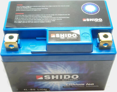 Shido Lithium- 4L-BS Scooter Battery