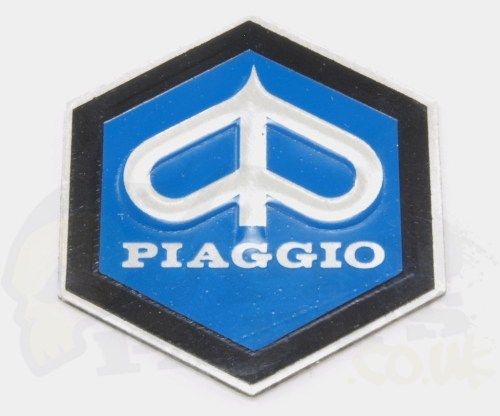 Piaggio Emblem Badge- Aluminium Stick on