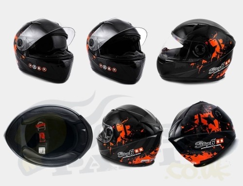 Stage6 MKII Black Edition - Full Face Helmet