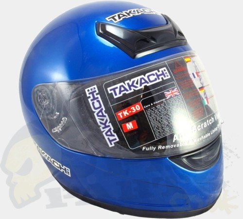 Takachi TK-30 Full Face Motorcycle Helmet - Blue