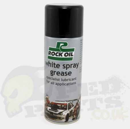 White Spray Grease- Rock Oil