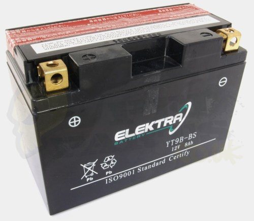 YT9B-BS Motorcycle Battery