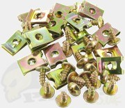 Motoforce Fairing Screw & Spire Clip Set