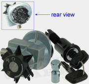 Peugeot Speedfight 2 Replacement Lock Set Peugeot Speedfight 2 Replacement Lock Set