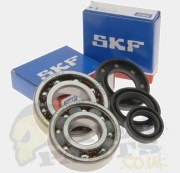 Crankshaft Bearings and Oil Seals kit- Morini/ Suzuki Katana