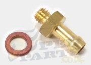 Fuel Vacuum Inlet Pipe/ Tube Nipple (Brass) Fuel Vacuum Inlet Pipe/ Tube Nipple (Brass)