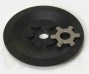 Black CNC Drive Face - Aerox/ Minarelli
