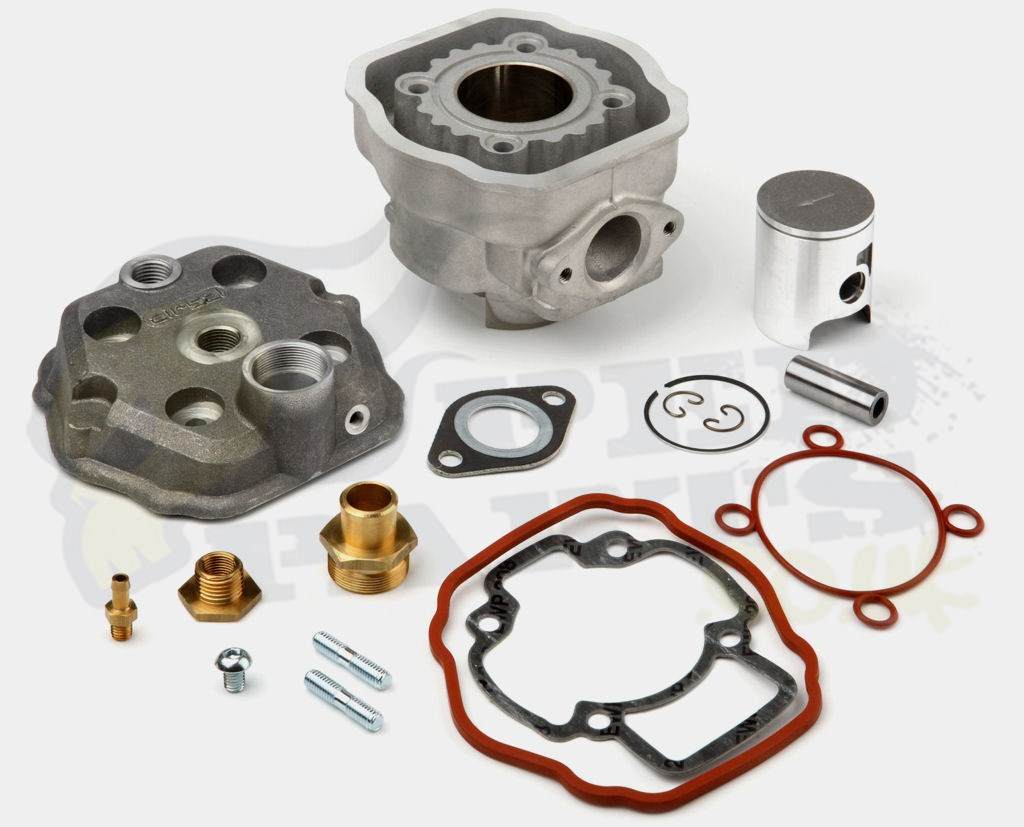 Kit Cylindre 50cc AIRSAL Sport Pour Peugeot 103/104 - Aluminium Chromé, Alésage 40mm | Augmente Puissance Et Couple