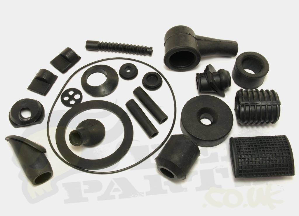 Frame Rubber Kit Vespa PX 125/200 Pedparts UK