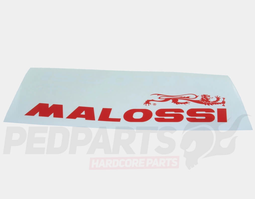Adesivo MALOSSI con il motivo MHR nero l=145mm l=25mm