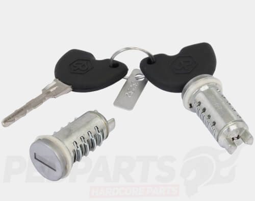 Ignition Lock Set Barrel And Keys - Piaggio Zip