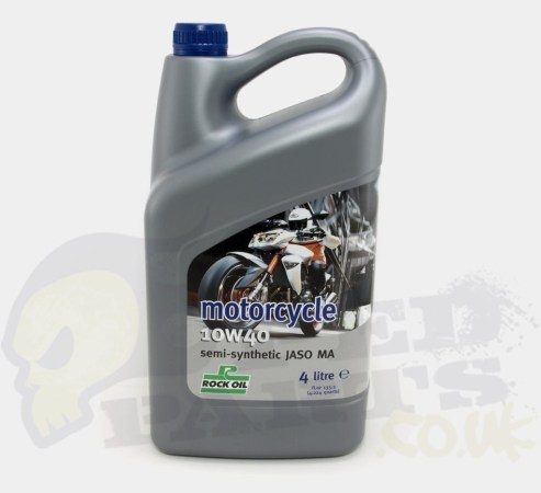 Motorcycle 10W40 Semi-Synthetic- Rock Oil