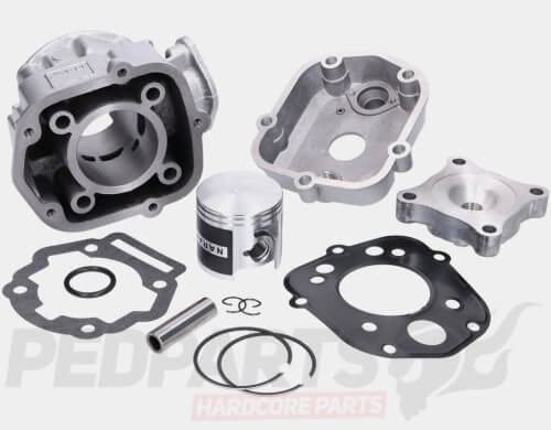 Pack Moteur Complet Pour Aprilia RX 50 2T LC (et Derbi D50B1) - Culasse, Cylindre, Piston - Neuf
