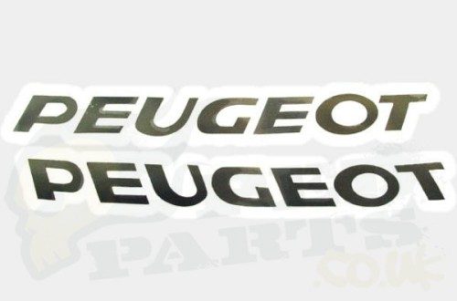 Peugeot Brand Sticker Set
