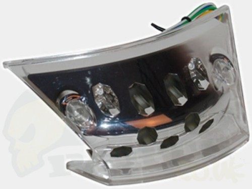 Piaggio Zip LED Rear Light- Built-In Indicators