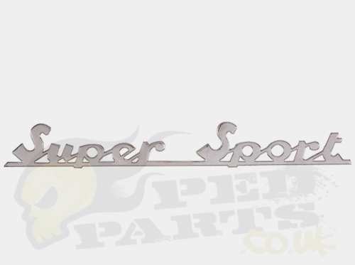 Rear Badge- Vespa Super Sport