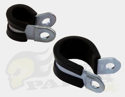 Rubber Lined Steel P-Clips - Universal