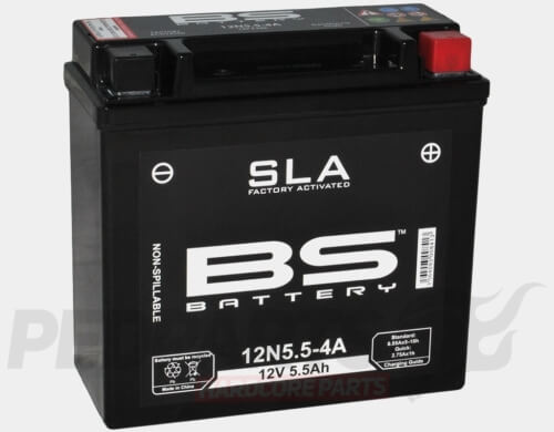 SLA Motorcycle Battery- 12N5.5-4A