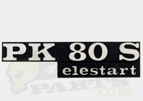 Side Panel Badge-Vespa PK 80 S Elestart