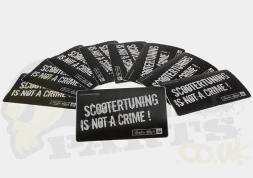 Sticker - Scooter Tuning Is Not A Crime