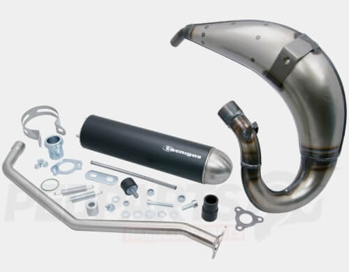 Tecnigas E-Nox Steel Exhaust - Derbi Senda 50cc