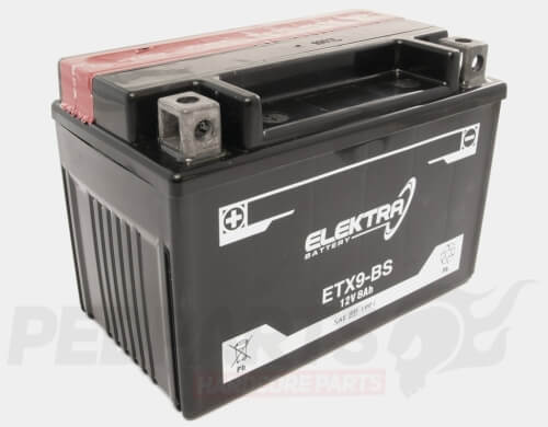 YTX9-BS Compatible Motorcycle Battery